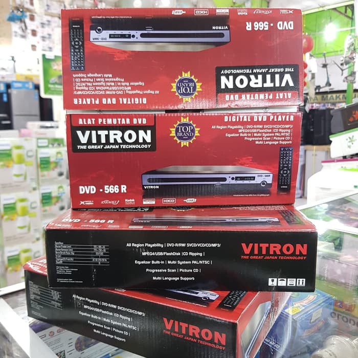 DVD VITRON DVD 566R, ALAT PEMUTAR DVD, DVD PLAYER, MP3