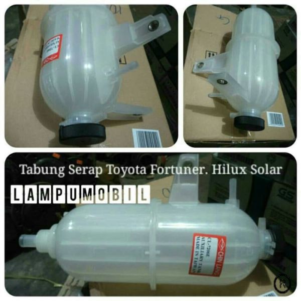 Tabung Air Radiator Toyota Fortuner. Hilux Solar - LAMPU MOBIL
