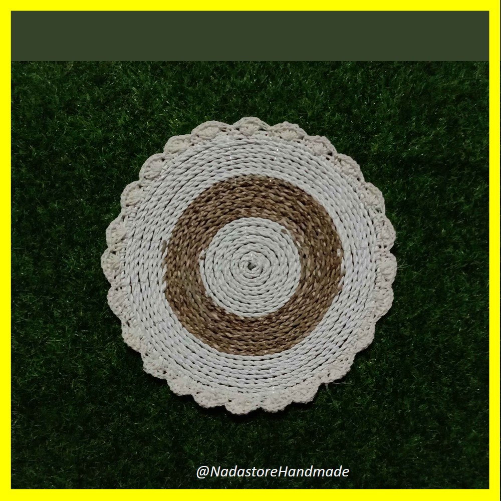 Placemat Seagrass Macrame diameter 37 cm