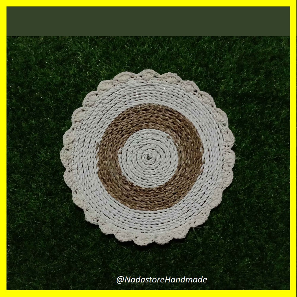 Placemat Seagrass Macrame diameter 37 cm