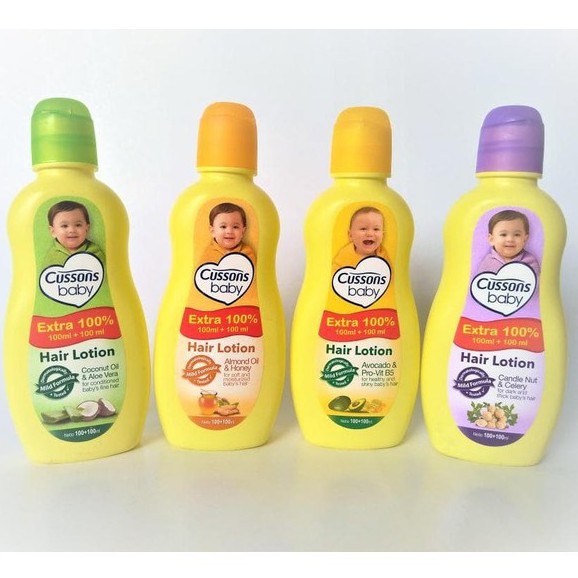 CUSSONS BABY HAIR LOTION 100+100ML, 50+50ML