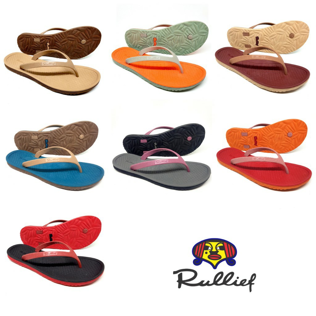 Rullief Diamond Sandal Jepit Wanita Fashion Casual Premium Tahan Air Anti Slip Sendal Cewek Trendy