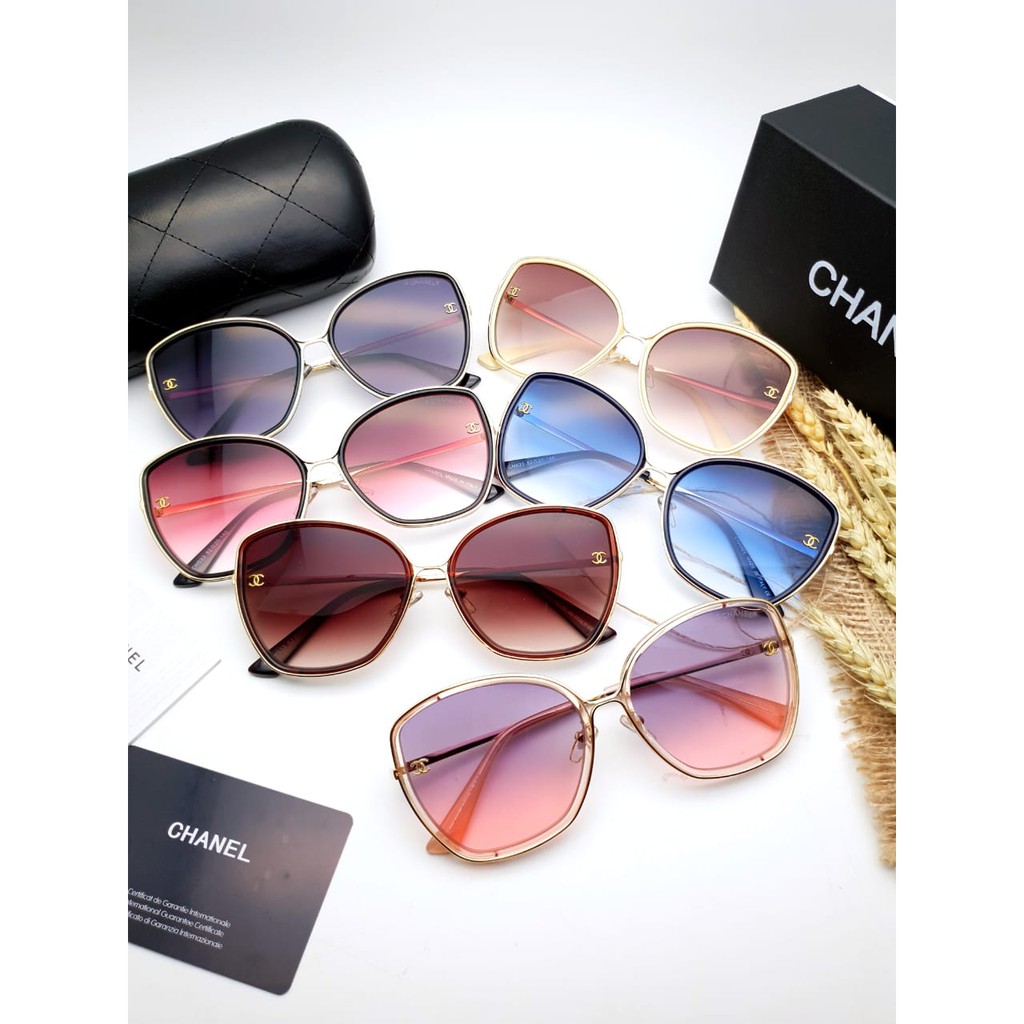KACAMATA WANITA FASHION CHANEL 533 LENSA POLARIZED FREE BOX FULLSET