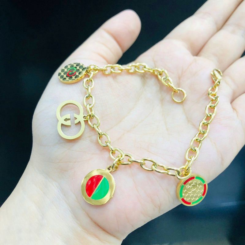 COD Gelang Tangan Wanita Branded Anti Karat Murah