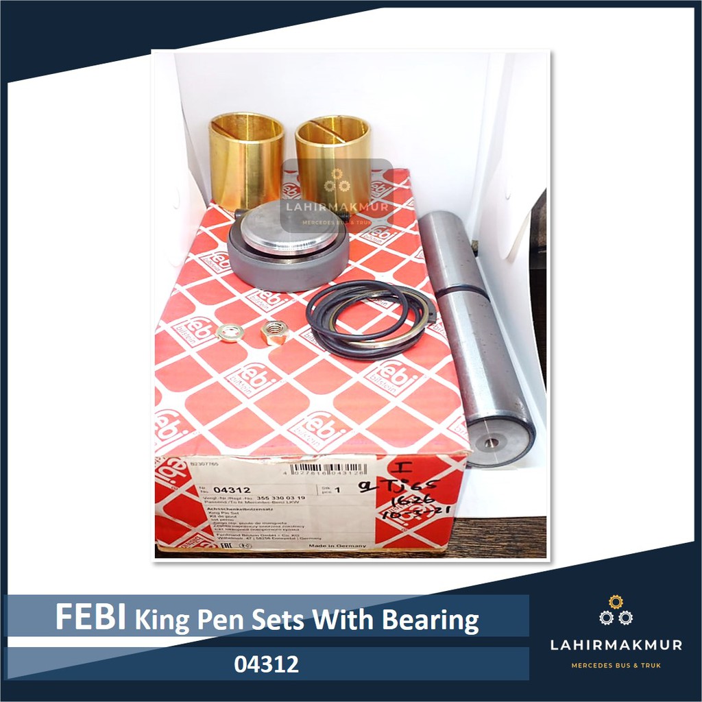 King Pen Sets With Bearing 04312 FEBI Bis Mercy/Mercedez/Mercedes Benz