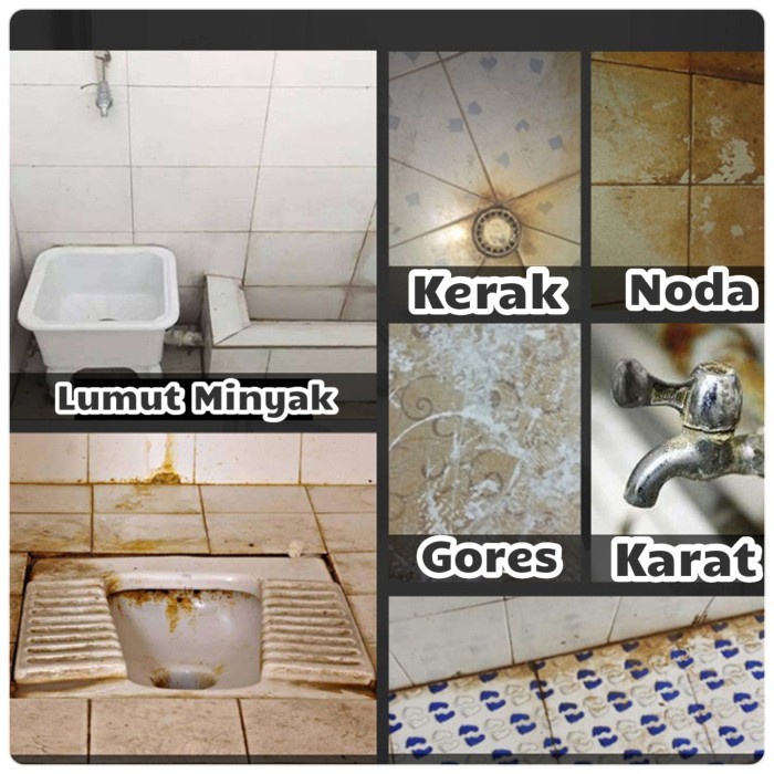 RUMAH TANGGA KEBERSIHAN LAINNYA AC 963 TILE CLEANER OBAT PEMBERSIH PENGHILANG KERAK NODA KERAMIK GRA