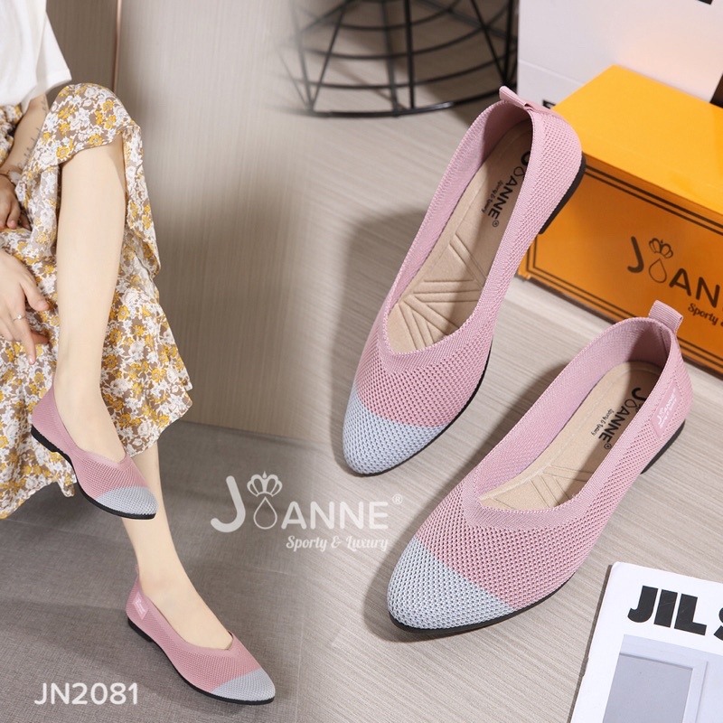 SALE! [ORIGINAL] JOANNE FlyKnit Flat Shoes Sepatu Wanita #JN2081