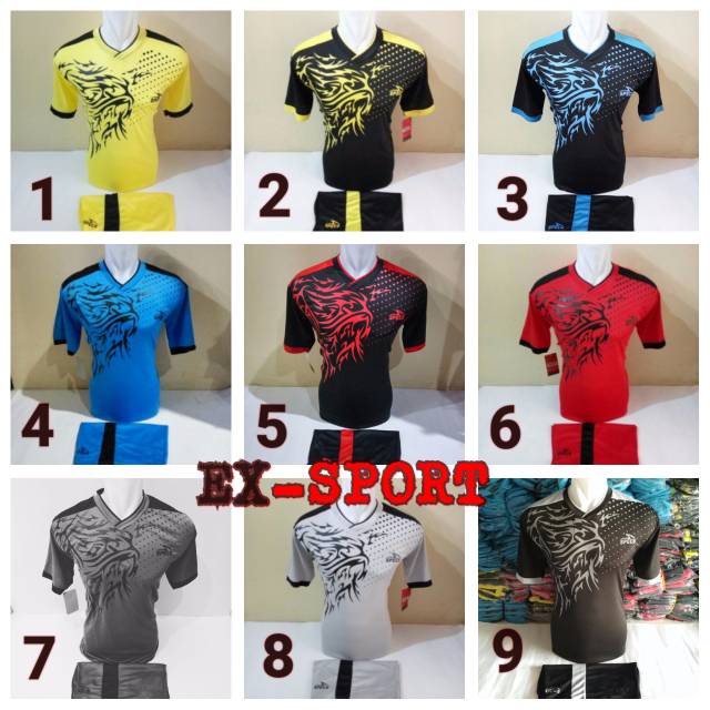 Baju kaos setelan futsal volly specs 02