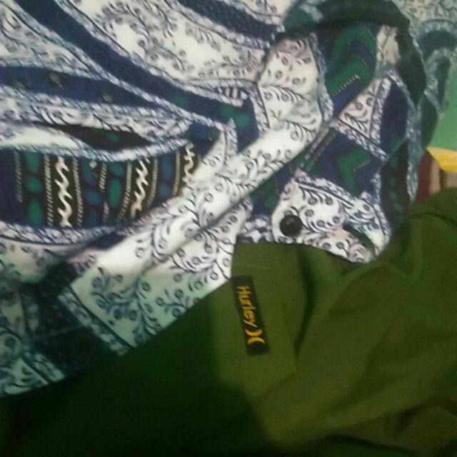 Kemeja Batik Pria Ireng Biru Tuo