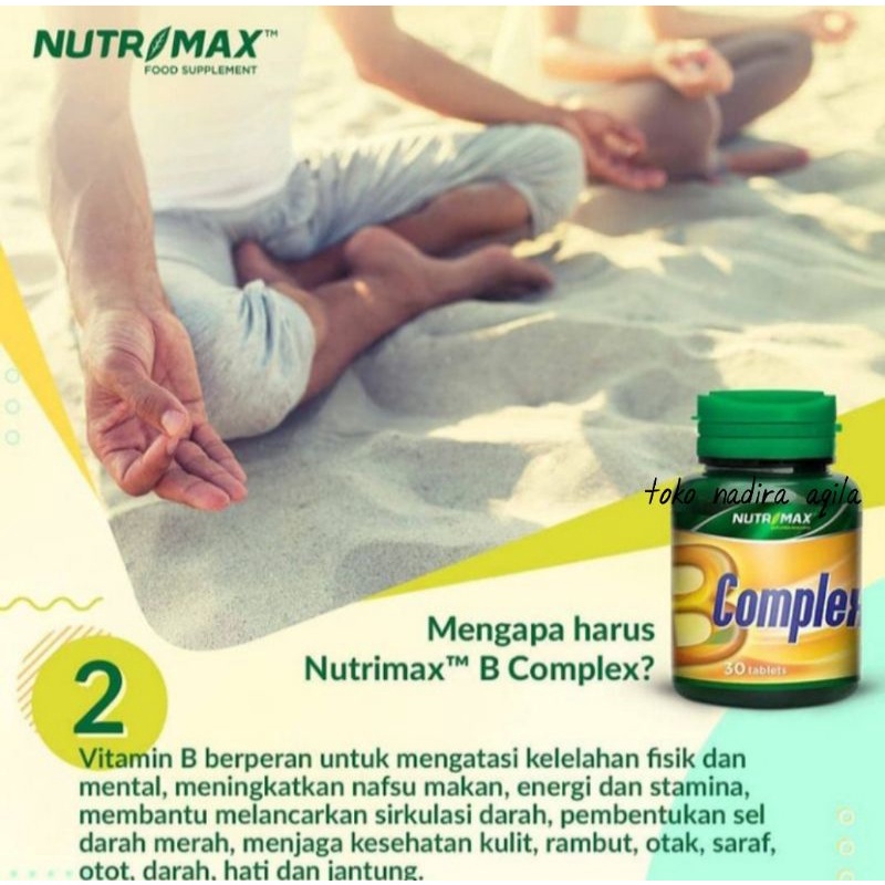 NUTRIMAX B COMPLEX KOMPLEKS NUTRISI OTAK SARAF NAFSU MAKAN