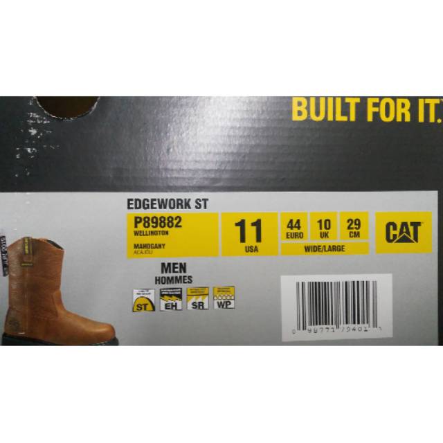 cat edge work boots