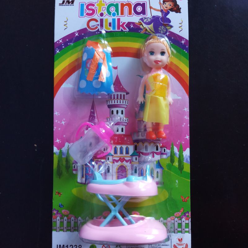 mainan boneka istana cilik