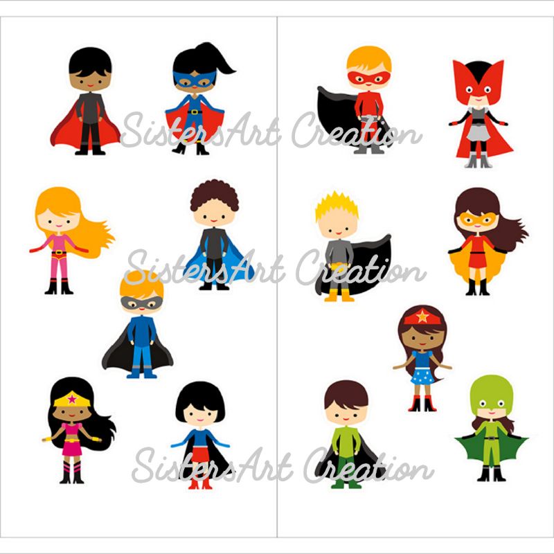 

Cutting Sticker Super Hero 02