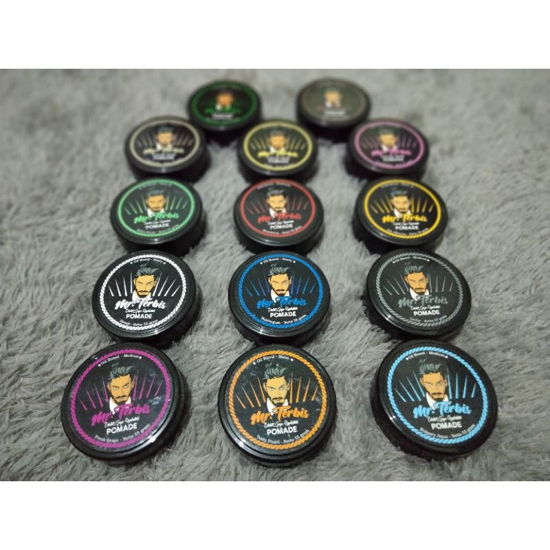 Pomade Oil Based Mr Trebis Paket 10 Pcs Free Sisir Saku