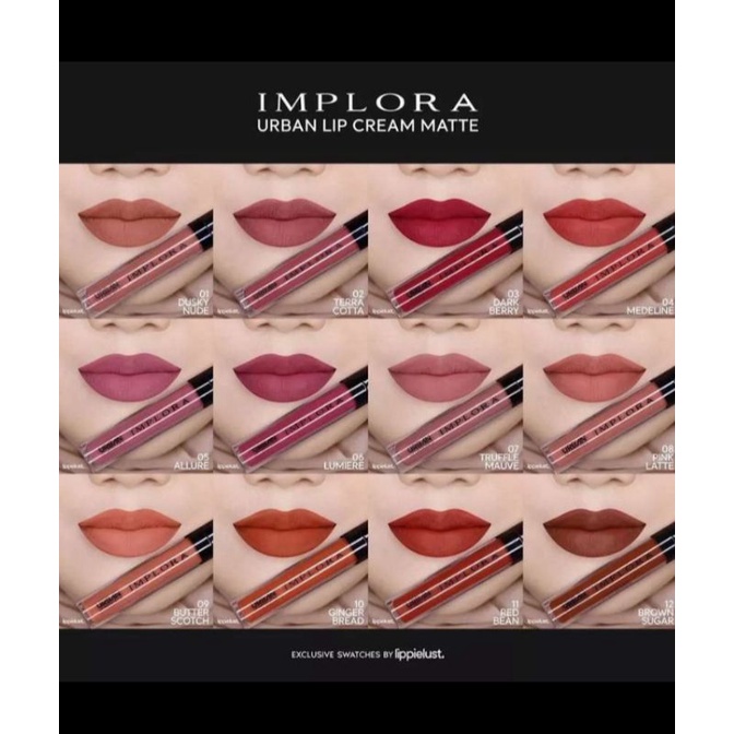 Implora urban lip cream/implora lip cream/implora murah