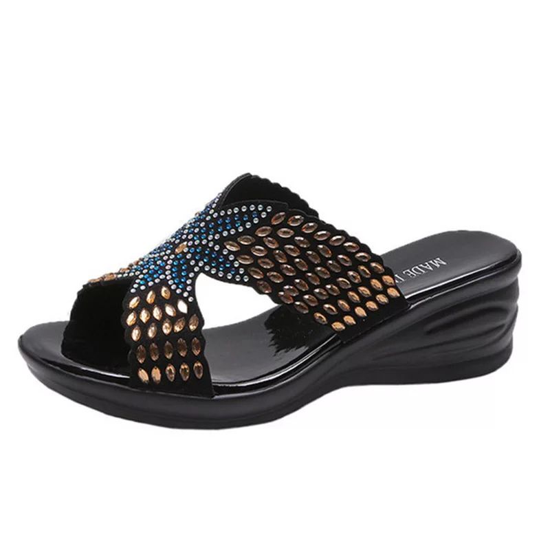 Sandal Wanita Kekinian 2023 sandal wedges/Sandal Wanita LASER