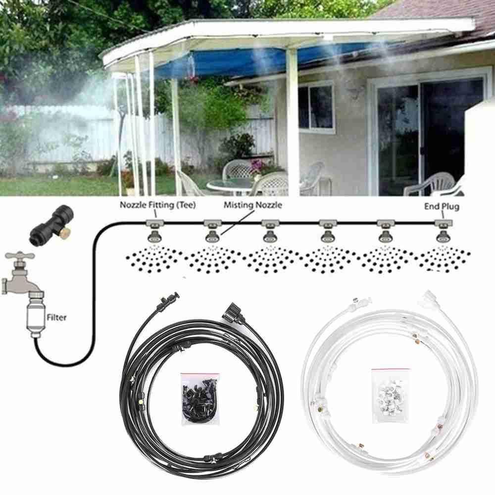 Solighter Sistem Irigasi Tempat Tidur Bunga Taman Nebulizer Fog Sprayer System