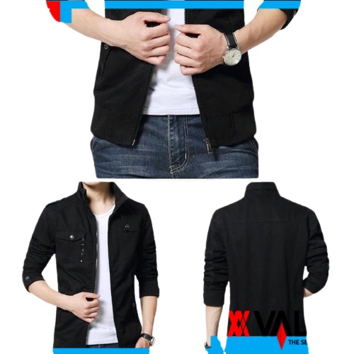 Valir Ruster Jaket Pria Indonesia Original Casual Ukuran M,L,XL dan XXL