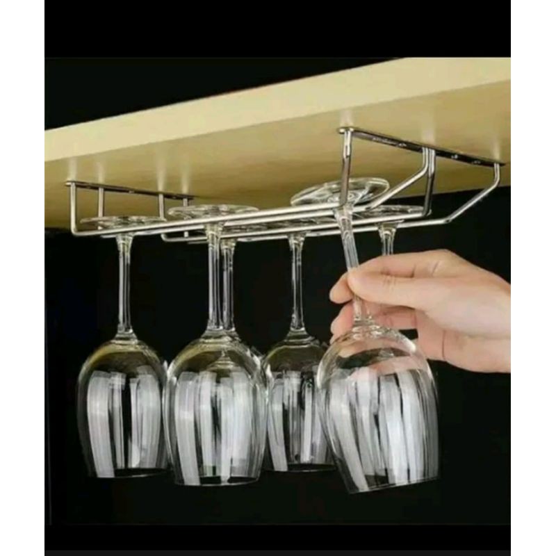 Gantungan gelas stainless sus 304 / Gantungan gelas wine