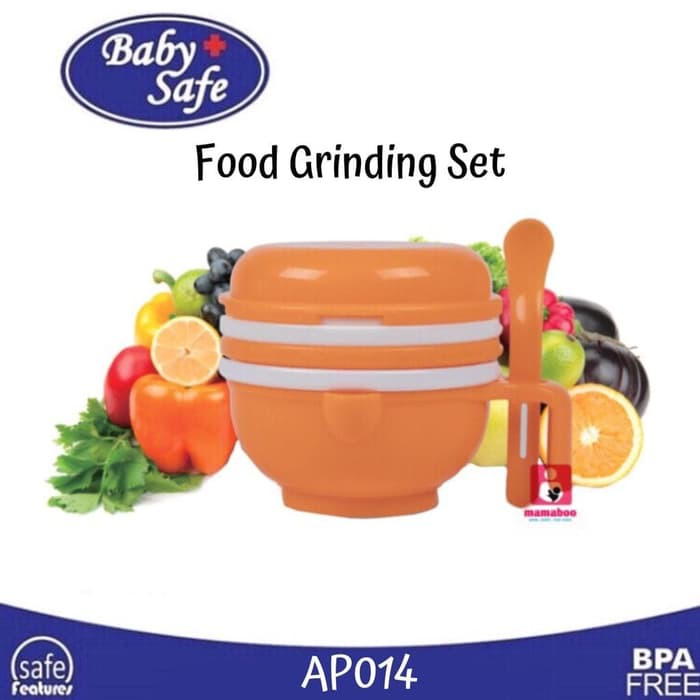 ❤ BELIA ❤ BABY SAFE Multi Food Grinding Set AP014 Pengolah makanan bayi BPA Free