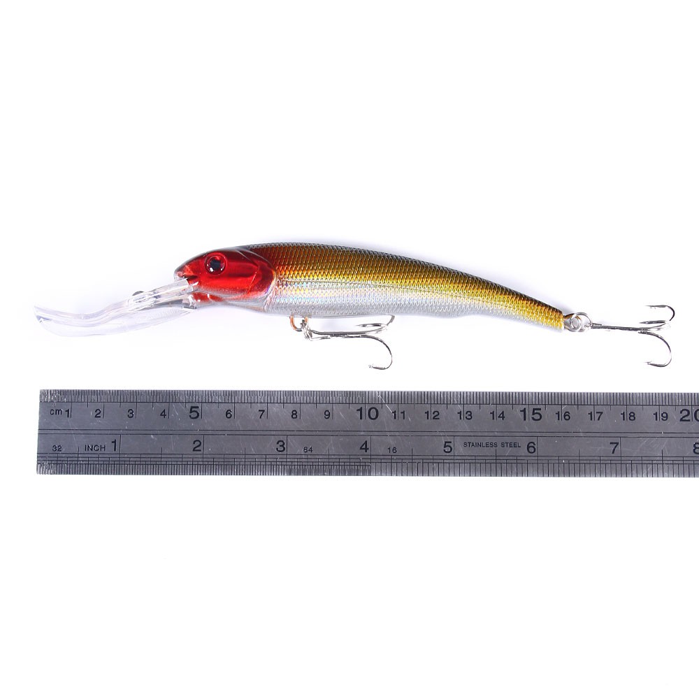 HENGJIA 10Pcs/set minnow umpan pancing ikan bass ikan fishing lure crankbait memancing peralatan