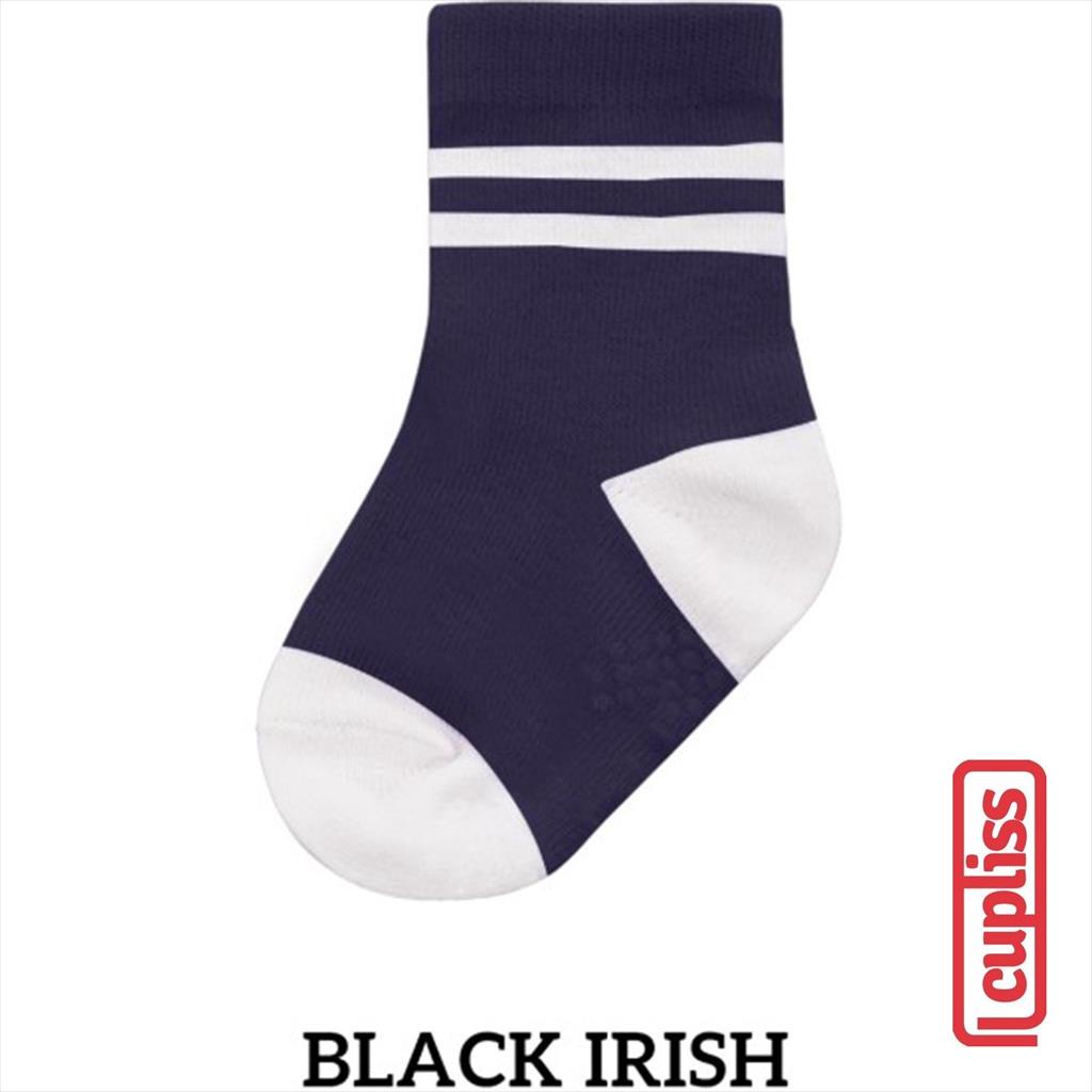 Black Irish Little Palmerhaus Stripe High Socks Kaos Kaki Bayi