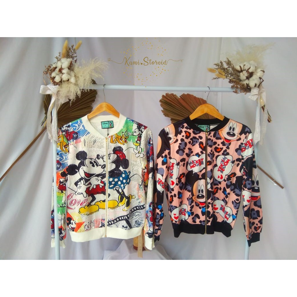 Jaket Series Mickey Mouse Disney Premium - Jaket Wanita Mickey Mouse Series