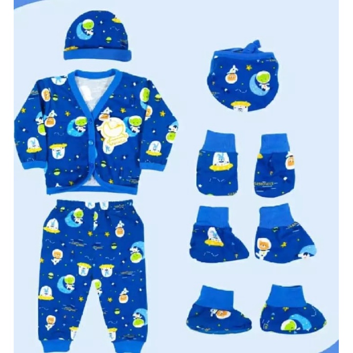 Vinata Setelan Yobel Panjang Set 5 In 1 Full Print 0-6 bln