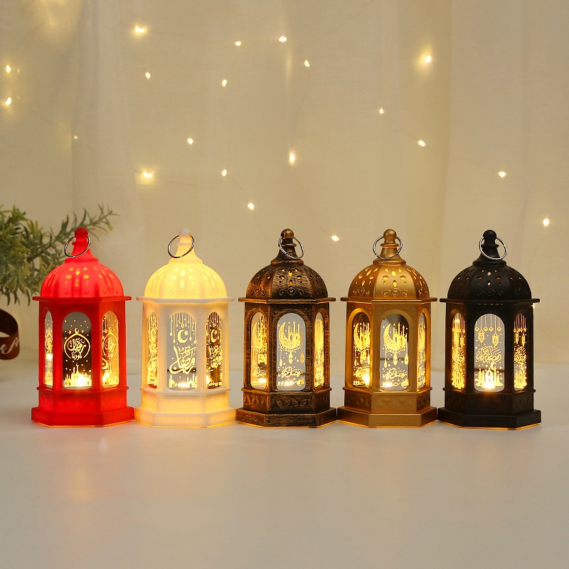 Ornamen Lampu LED Desain Eid Mubarak Ramadhan Eid Mubarak 2022 Untuk Dekorasi Rumah