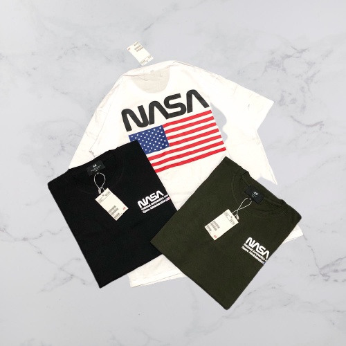 KAOS NASA H&M FLAG - HNM NASA TSHIRT - AMRY TEES NASA MIRROR 1:1 ORI MURAH