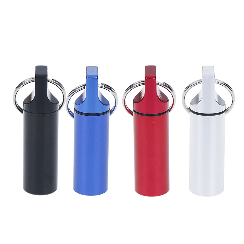 &lt; E2id &amp; &gt; Botol Kontainer Obat Pil / Kapsul Bahan Aluminum Anti Air