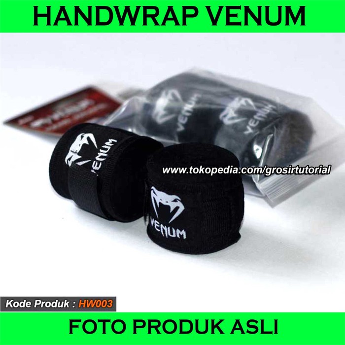 Jual SALE!! HAND WRAP MUAY THAI VENUM, BANDAGE MUAY THAI, SARUNG TANGAN
