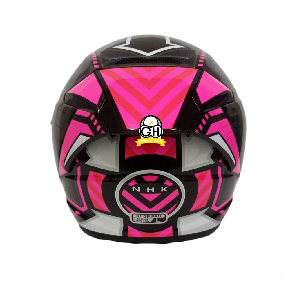 NHK HELM S1 GP PRO REVENGE SPEED BLACK PINK GPPRO DOUBLE VISOR DD-RING