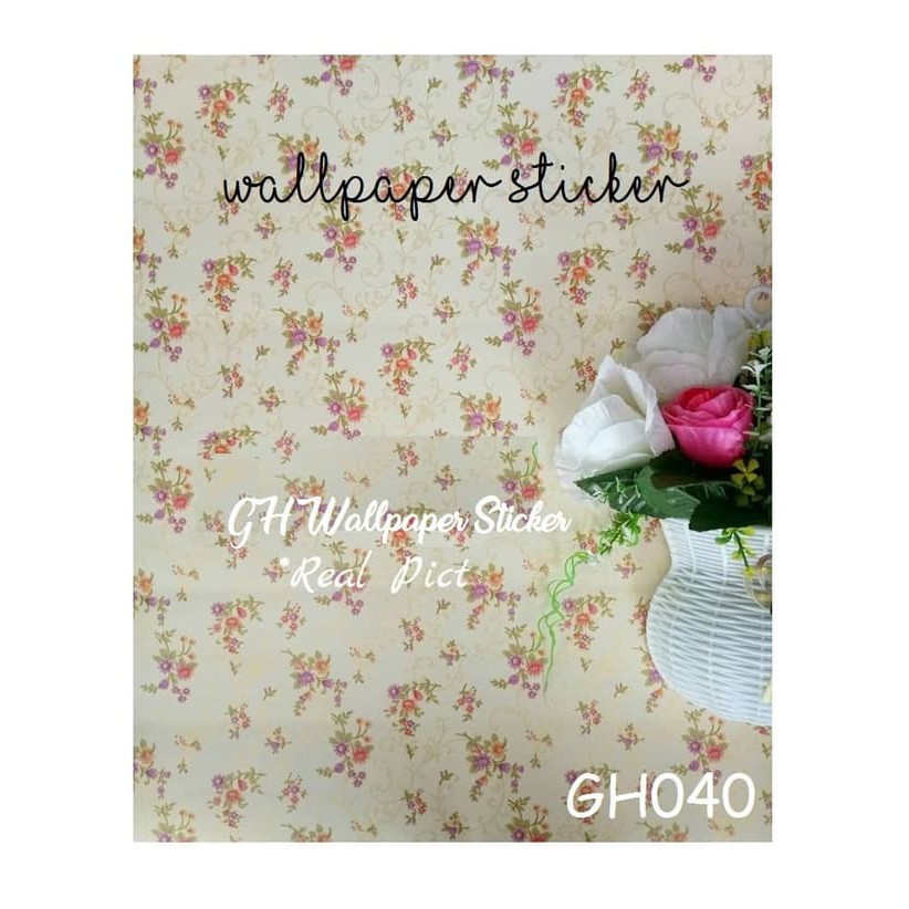Stiker Dinding Aesthetic Wallpaper Stiker 3D Wallpaper Dinding Kamar Tidur 45Cm X 10M Wallpaper Dinding Ruang Tamu Elegan-GH040