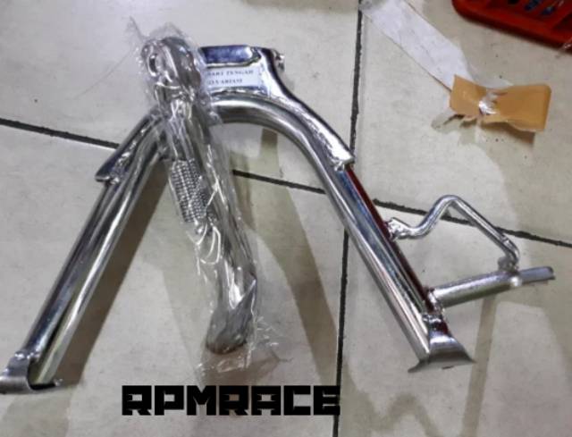 Paket Standar Tengah 2 Dan Standar Samping 1 Chrome Crome Matic Mio Soul Ring 14