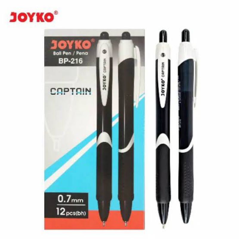 

Pen Joyko Captain Ballpen/pena 0.7mm 1 pak Isi (12pcs)