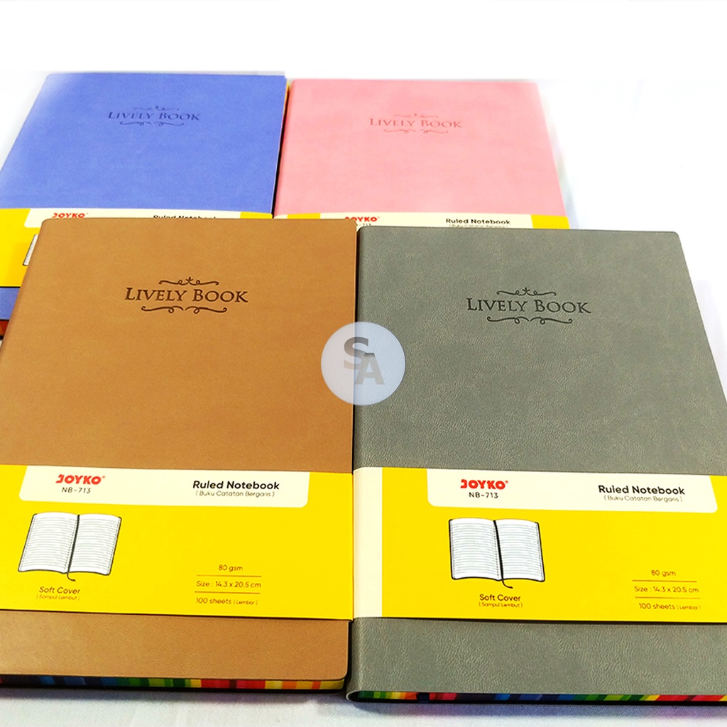

JOYKO Notebook NB-713 Varian Lively Book A5 Berwarna - Per Pcs