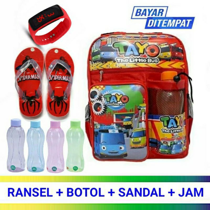 Tas Ransel Anak / Tas Anak Laki-laki SD TK / Tas Anak Sekolah Laki-laki Murah /banyak bonus