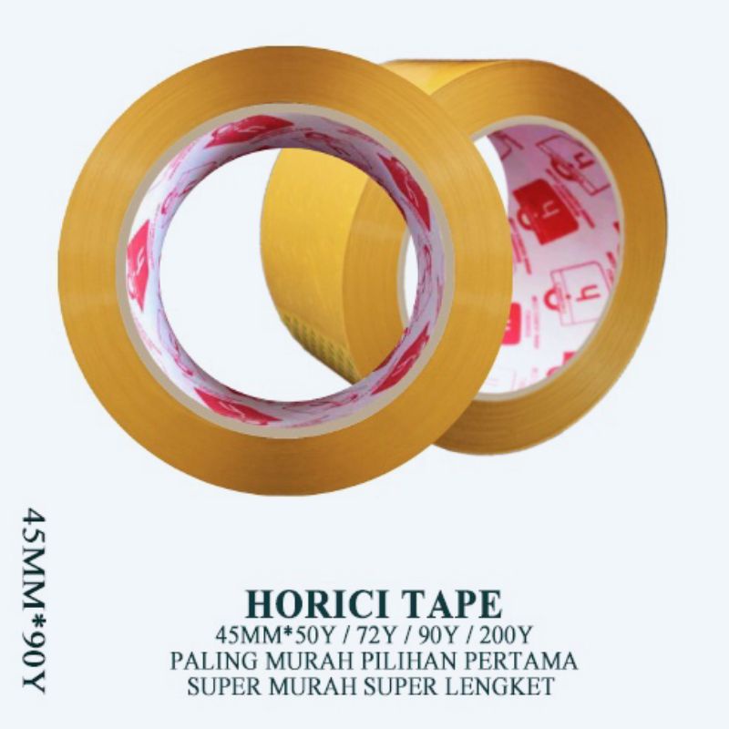 

Lakban coklat 90yard HORICI TAPE 45MM,