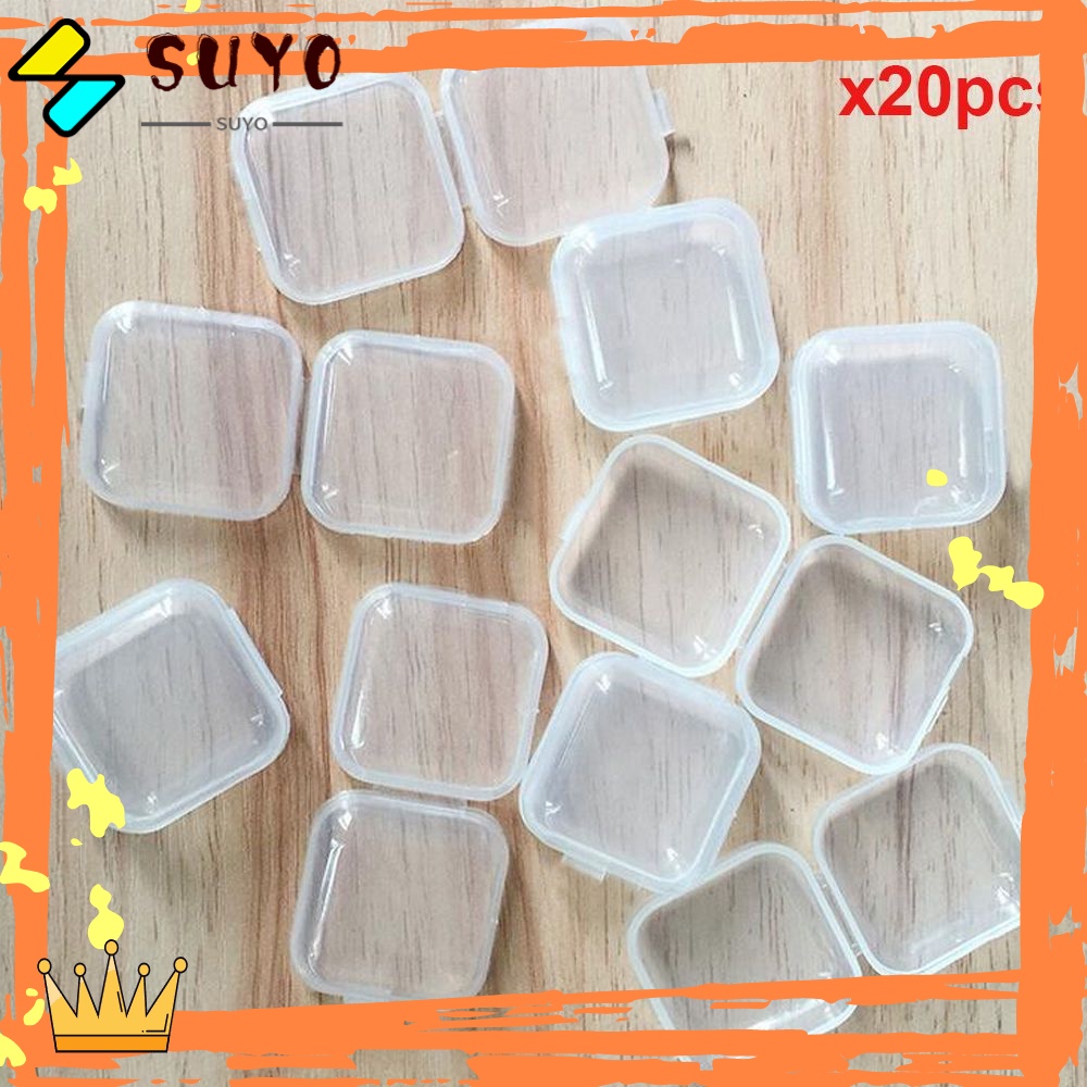 Suyo 20Pcs Kotak Penyimpanan Mini Portable