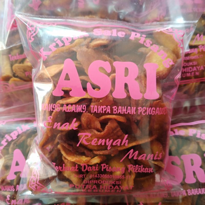 

(±150 GR) KRIPIK SALE PISANG ASRI