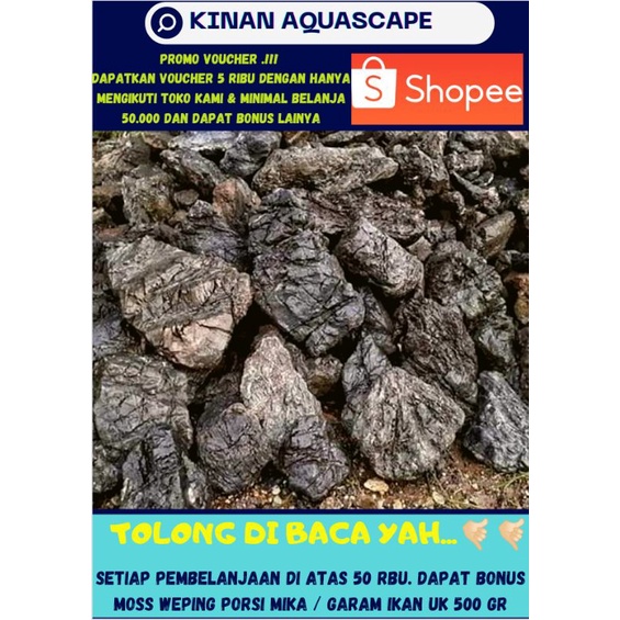 BATU TURLY BATU TRULY BATU TURLI BATU TRULI BATU AQUASCAPE 1 500 GR