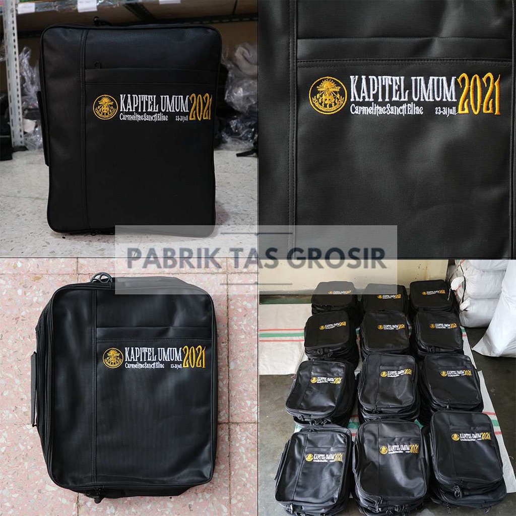 ORDERAN TAS GROSIR BORDIR KAPITEL UMUM 2021 RANSEL 3IN1 SOUVENIR SEMINAR PROMOSI BERKUALITAS EKONOMIS