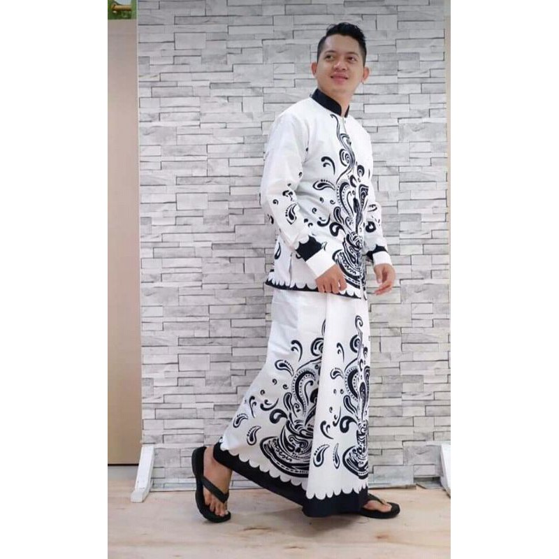 setelan sarung batik solosetelan celanasarung dewasa sarko pria dewasa sarko murah koko dan satung d