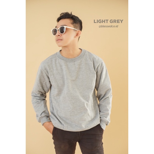 Basic Sweater Light Grey