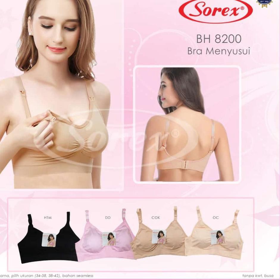 SOREX Bra Menyusui 8200 / 8202 Nursing BH Tanpa Kawat PREMIUM