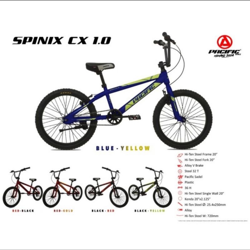 Sepeda Bmx 20 Pasific Exotic Spinix Cx 1.0