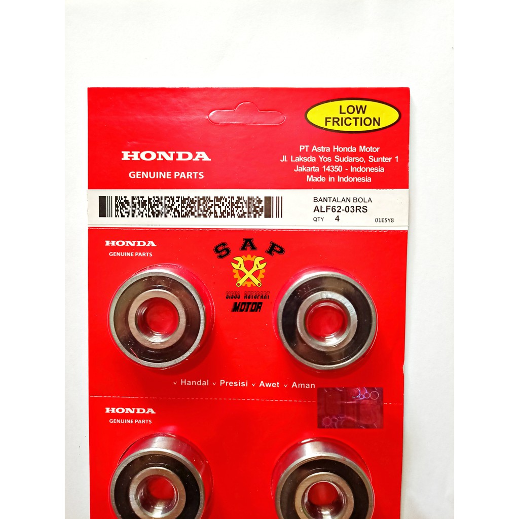 BEARING 6203 / LAHER BANTALAN BOLA HONDA / LAHER GEAR HONDA