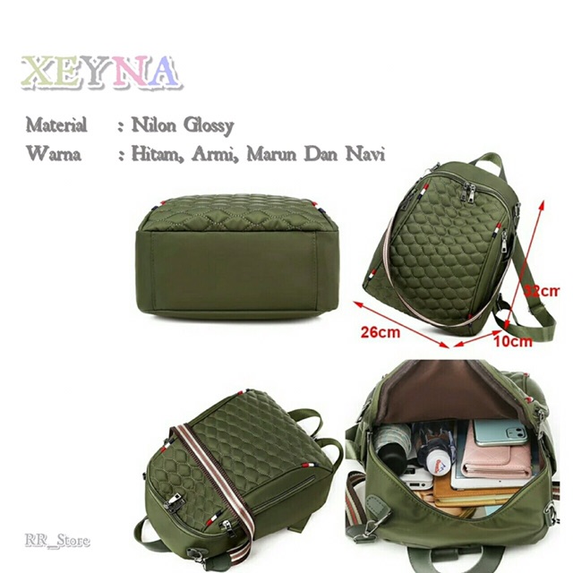 Ransel wanita Backpack wanita Ransel XEYNA backpack fashion tas multifungsi