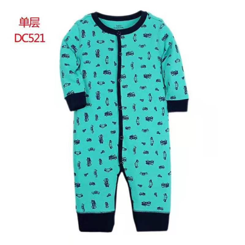 Jumper Panjang Buka Kaki Bayi Perempuan Laki Laki / Bodysuit Jumpsuit Kancing Bayi Newborn Cowok Cewek / Sleepsuit Bayi Buka Kaki